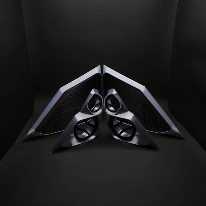 Universal 3-way Pods - 2'' + 4'' + 6.5'' - Door / Rear Deck - Set (4 Pods)