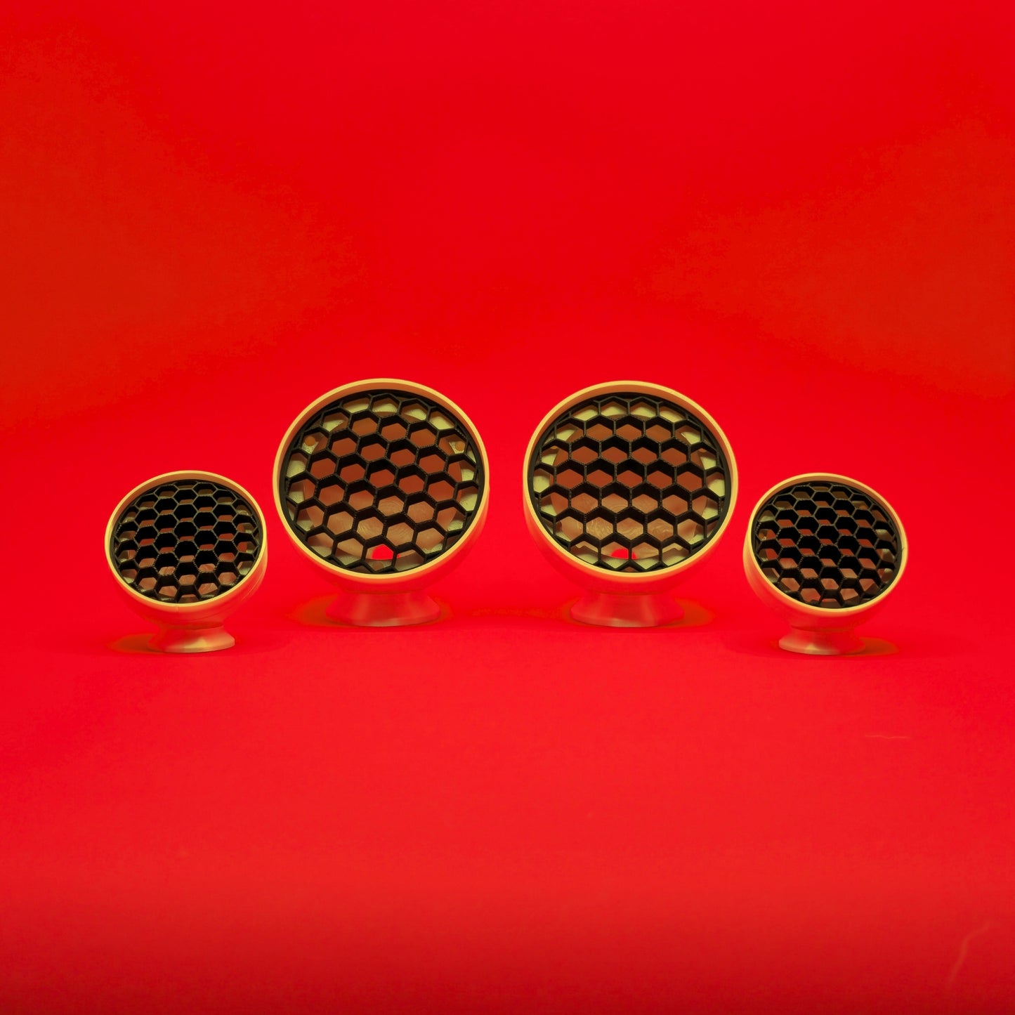 Custom 2-way Pods - 1.5'' + 3.5'' - A-Pillar / Dash / Rear Deck - Set (4 Pods)