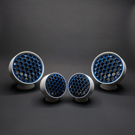 Custom 2-way Pods - 2'' + 3.5'' - A-Pillar / Dash / Rear Deck - Set (4 Pods)