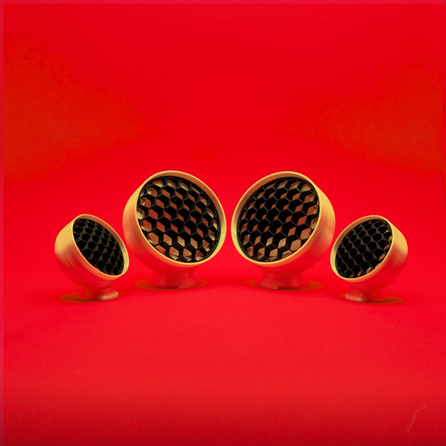 Custom 2-way Pods - 1.5'' + 3.5'' - A-Pillar / Dash / Rear Deck - Set (4 Pods)